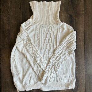Kim Rogers Cream Cowl Neck Sweater